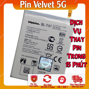 Pin Webphukien cho LG Velvet 5G Việt Nam BL-T47 - 4300mAh 